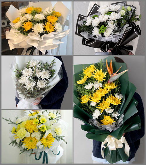 江苏南通如东市曹埠镇直港村白事花束代送